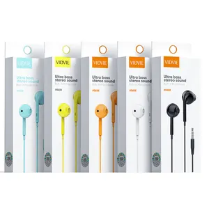 VIDVIE Colorful Nice 3.5mm Jack Handsfree Wired Earphone Auriculares Para For Moto