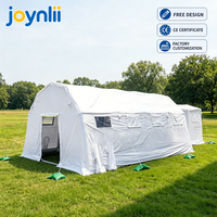 Tente médicale gonflable modulaire personnalisée pour les secours en cas d'urgence, tente d'hôpital de campagne
