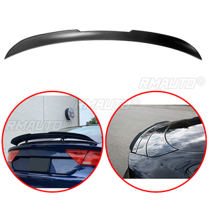 Aileron arrière de haute qualité en ABS pour Audi A7 S7 RS7 2013 2014 2015 2016 2017 2018, noir brillant ou aspect fibre de carbone, kit carrosserie - Product Image 1