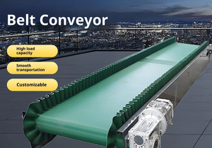 प्रयुक्त स्टेनलेस स्टील लॉजिस्टिक्स कन्वेयर बेल्ट सॉर्टिंग सामग्री कार्गो परिवहन होस्ट हीट प्रतिरोधी pvc बेल्ट के साथ - Product Image 5