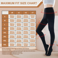 Collants de compression 20-30 mmHg à bout fermé, bas de contention médical pour femmes, pour varices, œdèmes, usage quotidien