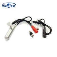 Microphone de surveillance audio haute sensibilité pour caméra IP externe, capteur vocal et sonore, mini caméra coaxiale avec fonction d'acquisition audio