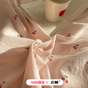 Korean Style 60 Count Yarn Dyed Jacquard Cotton Four Piece <b>Bedding</b> <b>Set</b> Pure Cotton Princess Lace Soft Skin Friendly Breathable - Product Image 4
