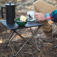 Table de camping pliable moderne de luxe pour l'extérieur, structure en fer, imperméable, ultralégère, mobilier d'extérieur portable pour utilisation en parc