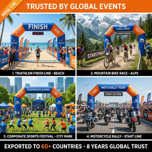 Arco Inflable Profesional CATC para Eventos de Triatlón y Ciclismo, Proveedor Confiable en Más de 60 Países, Servicio de Diseño 3D Gratuito - Product Image 5