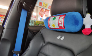 Hot EBay Ali <b>NOS</b> Headrest Pillow Nitrogen <b>Bottle</b> Pillow Car Personalized Backrest Cartoon Style - Product Image 3