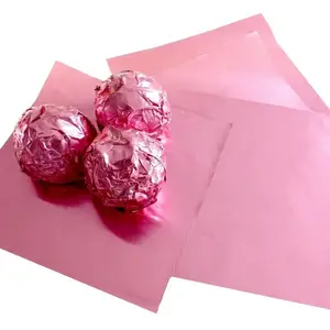 Fornecedor de papel alumínio promocional para embalagem de chocolate preço KEMAO Folha de alumínio