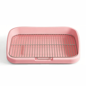 Bandeja Sanitaria <span class=keywords><strong>para</strong></span> Cachorros, Estructura de Malla Estable y Removible, Inodoro de Entrenamiento <span class=keywords><strong>para</strong></span> <span class=keywords><strong>Perros</strong></span> Pequeños y Medianos - Product Image 1