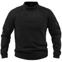 Blousons polaires zippés à capuche pour hommes américains, grande taille, style sportif, col roulé, couleur unie, pour l'hiver, Dropshipping