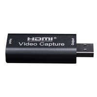 Carte de Capture Vidéo HDMI USB 2.0 pour Streaming en Direct et Enregistrement de Jeu, Compatible PS4, Caméra HD 4K, Android, Xbox, OBS, Inclut SDI, DC, AC