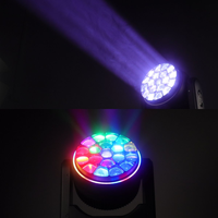 UNOXINE 19x40W RGBW Bee Eye LED Moving Head Wash Light avec effet anneau pour événements de fête, de club et de scène