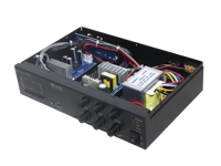 Mélangeur-amplificateur de bureau tout-en-un 60W avec USB, Tuner, dent bleue, 100 vac-240 vac