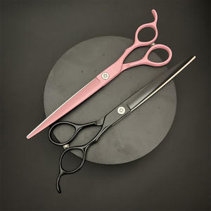 กรรไกรตัดขนสัตว์เลี้ยง 440C ขนาด 7 นิ้ว สแตนเลสเคลือบสีดำ สำหรับตัดขนสุนัข - Product Image 4