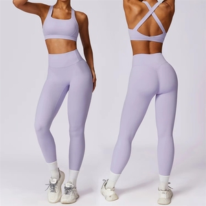 Conjuntos Deportivos de Dos Piezas para Mujer, Ropa de Yoga, Trajes Deportivos para Ejercicio, Gran Venta LLU - Product Image 6