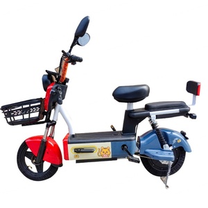 Nouveau scooter électrique de 14 pouces, 350W, vélo électrique pour adultes, portable, batterie au plomb-acide intégrée 48V, cadre en acier, vélo électrique - Product Image 4