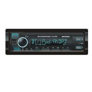 Detachable Panel Car Radio MP3 Player BT FM AM SD USB Port AUX Input Single Din Removable Panel