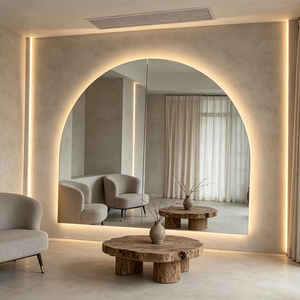 Smart Arched LED Full-length Floor <strong>Mirror</strong> Backlit Wall Mounted Intelligent <strong>Mirror</strong> <strong>for</strong> <strong>Gym</strong> Yoga Dance Studio Fitness Espejo - Product Image 2