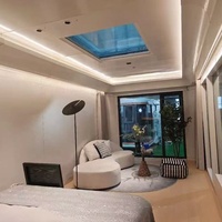 Maison capsule préfabriquée d'extérieur, cabine spatiale futuriste pour hôtel de villégiature, Airbnb, prête à être installée