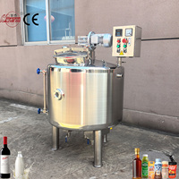 Machine à lait pasteurisé 300l 500l, machine à yaourt 800l 1200l 1500l, pasteurisateur