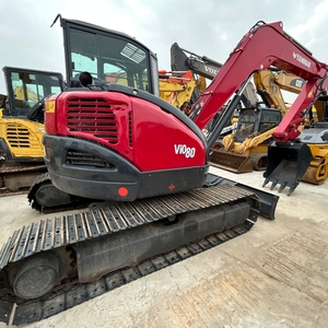 Mini-excavatrice Yanmar VIO80 en stock en entrepôt national, avec moteur fiable 4TNV98C, système hydraulique complet, machine entière et vérifiée. - Product Image 5