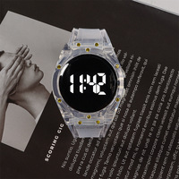 Jam Tangan Digital Harga Grosir Murah, Jam Tangan Kasual Klasik Sport Elektronik, Relojes Layar LCD Digital untuk Pria
