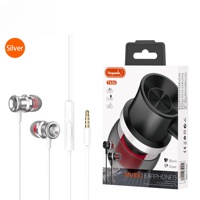 Écouteurs intra-auriculaires filaires 3,5 mm au design unique et dernier cri, basses profondes, ajustement ergonomique pour les passionnés de musique