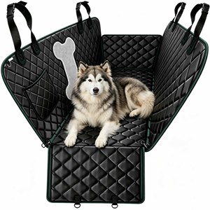 Housse de siège auto pour animaux de compagnie, hamac auto pour chien, coussin de protection pour siège arrière, extenseur de siège arrière à fond rigide, housse de siège auto imperméable pour chien - Product Image 1