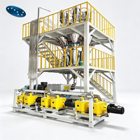 Système de compoudage de poudre PVC Sevenstars, unité de mélange chaud-froid, système d'alimentation automatique, ligne de production complète de profilés en PVC