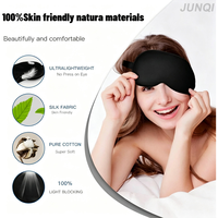 Masque de sommeil en satin de soie doux avec logo personnalisé, respirant, à sangle réglable, pour voyage, mariage, fête nuptiale, coffret cadeau