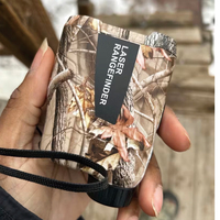 Télémètre de chasse camouflage INORM LA 2000 avec logo personnalisé, grossissement 6X, chargement USB-C, verrouillage de la visée, vibration, mesures multiples