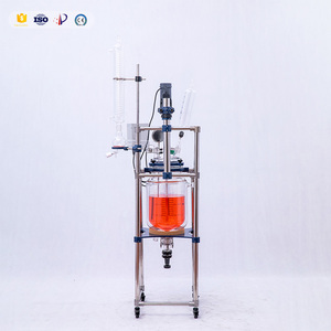 Lò phản ứng thủy tinh chất lượng cao giá tùy chỉnh 1L/5L/10l/30L/50L/80L/100L/150L/200L lò phản ứng lót thủy tinh cho ngành hóa chất - Product Image 1