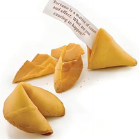 Biscuits de la fortune personnalisés en usine, vente en gros, emballage individuel intéressant, biscuits de la fortune OEM avec texte