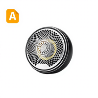 Tweeter Aluminium 3 Inch untuk Mobil, Pemasangan di Tengah, Upgrade Audio Mid-Range Full-Range, Pemasangan Non-Destruktif 12V
