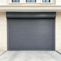 Porte à enroulement en aluminium silencieuse, finition moderne personnalisée, coupe-vent, pour garage ou atelier