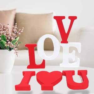 6 इंच सफेद लकड़ी के अक्षरों को बिना तैयार लकड़ी के अक्षर - Product Image 5