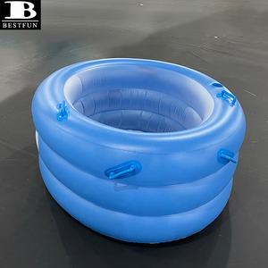 Piscina de parto inflable azul de PVC K80 engrosada con asas <span class=keywords><strong>para</strong></span> mujeres <span class=keywords><strong>embarazadas</strong></span>, bañera de parto de agua portátil duradera - Product Image 2