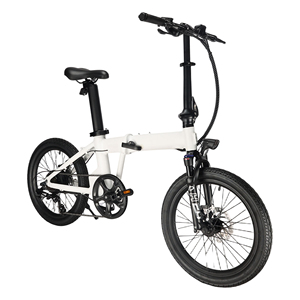Bicicleta Eléctrica de 20 Pulgadas, Aleación de Aluminio, Batería de Litio de 350W, Motor sin Escobillas, Ligera, Plegable, Urbana, para Desplazamientos, con 7 Velocidades <span class=keywords><strong>Shimano</strong></span> - Product Image 4
