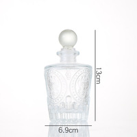 Nouvelle Bouteille Vide Diffuseur d'Arômes en Verre Colonne Romaine Populaire pour Toilettes, Vente en Gros Personnalisée