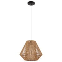 Luminaire suspendu en corde de coton de couleur naturelle pour salle à manger, café, restaurant, style nordique, lampe suspendue pour bar, éclairage moderne