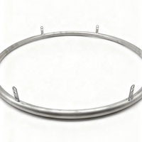 Movekyn MK4014 Cercle de roue de 24 pouces en alliage de titane T1 léger de 19 mm, 6 points de fixation, pièces de rechange pour fauteuil roulant, certifié CE
