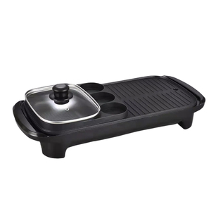 سخان كهربائي وعاء شواء تجاري متعدد الوظائف وعاء شواء كهربائي منزلي مع شواء داخلي للفنادق - Product Image 3