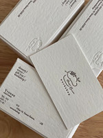 Carte d'invitation de luxe, carte de remerciement, logo personnalisé, papier d'art gaufré, impression numérique, plastification, carte de visite