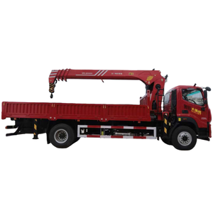 شاحنة فوتون 4x2 مزودة برافعة |   رافعة هيدروليكية تلسكوبية بحمولة 8 أطنان للإنشاءات - Product Image 4