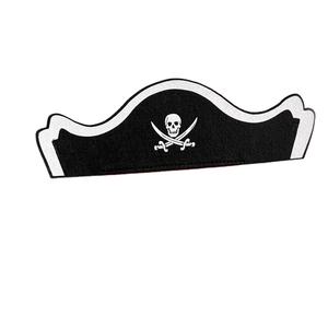 قبعة قبطان قراصنة من اللباد لعام 2025، مع رقعة عين للقراصنة لحفلات القراصنة التنكرية، قبعة زي كلاسيكي مع قناع عين للأطفال - Product Image 2