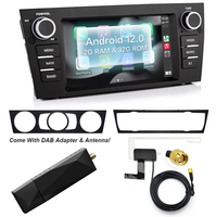 Autoradio Android 7 pouces avec GPS pour BMW Série 3 E90 E91 E92 E93 2004-2012, écran tactile IPS pour tableau de bord, USB