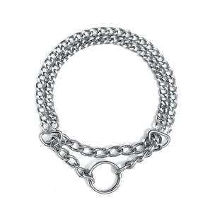 Kettenleine für Kleine Hunde Würgeketten Doppelreihige Ketten Choker-Halsband - Product Image 1
