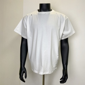 T-shirt Vintage Effetto Usurato da 190g per Uomo, Moda in Puro Cotone con Stampa Logo, Abbigliamento Streetwear Oversize - Product Image 2