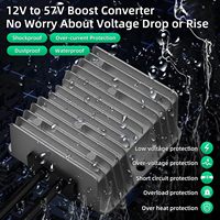 Convertisseur de tension Starlink Gen 3 pour voiture 12V vers 57V, câble DC 2M, adaptateur d'alimentation étanche pour allume-cigare pour camping-car, camion, bateau, yacht