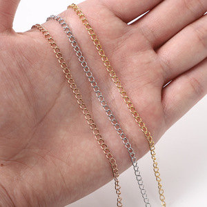 Chaîne de queue Aceworks en acier inoxydable plaqué or 18 carats |   Chaîne d'extension à maillons pour la fabrication de colliers et de bracelets DIY - Product Image 4