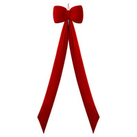 Décorations de Noël : Grandes nœuds en flanelle personnalisés pour fenêtre, ornements suspendus pour créer une ambiance festive
